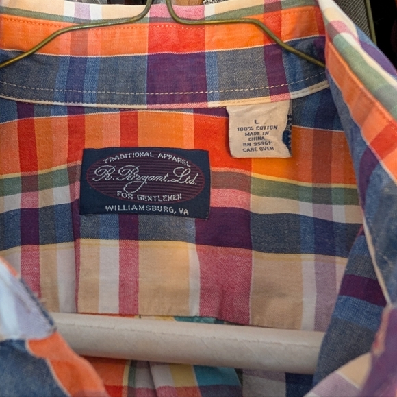 Multicolor Plaid Casual Button Down Shirt - Picture 5 of 7